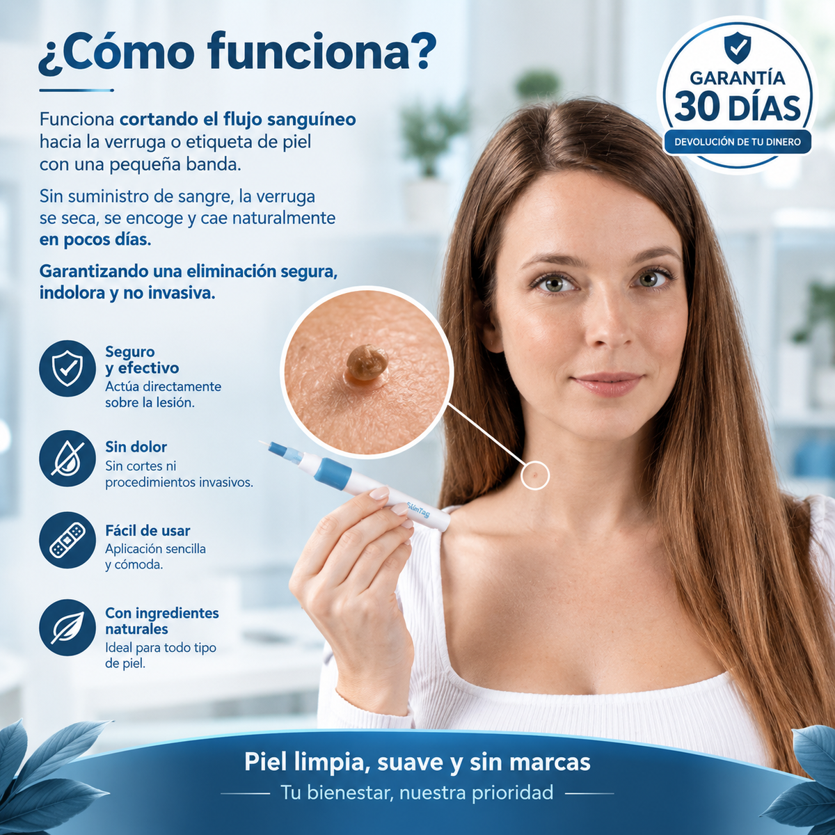 Dermly™ | Kit elimina Acrocordones sin dolor desde casa | 50% OFF