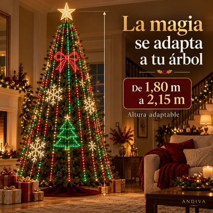 ANDIVA™ MagicTree | Luces LED para un árbol lleno de magia 🎄| 60%DCTO.