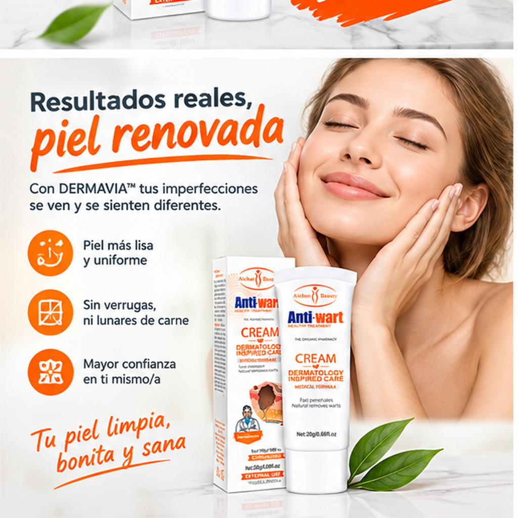DERMAVIA™ | Remueve y Elimina verrugas lunares con extractos naturales | 2x1 - 50%OFF