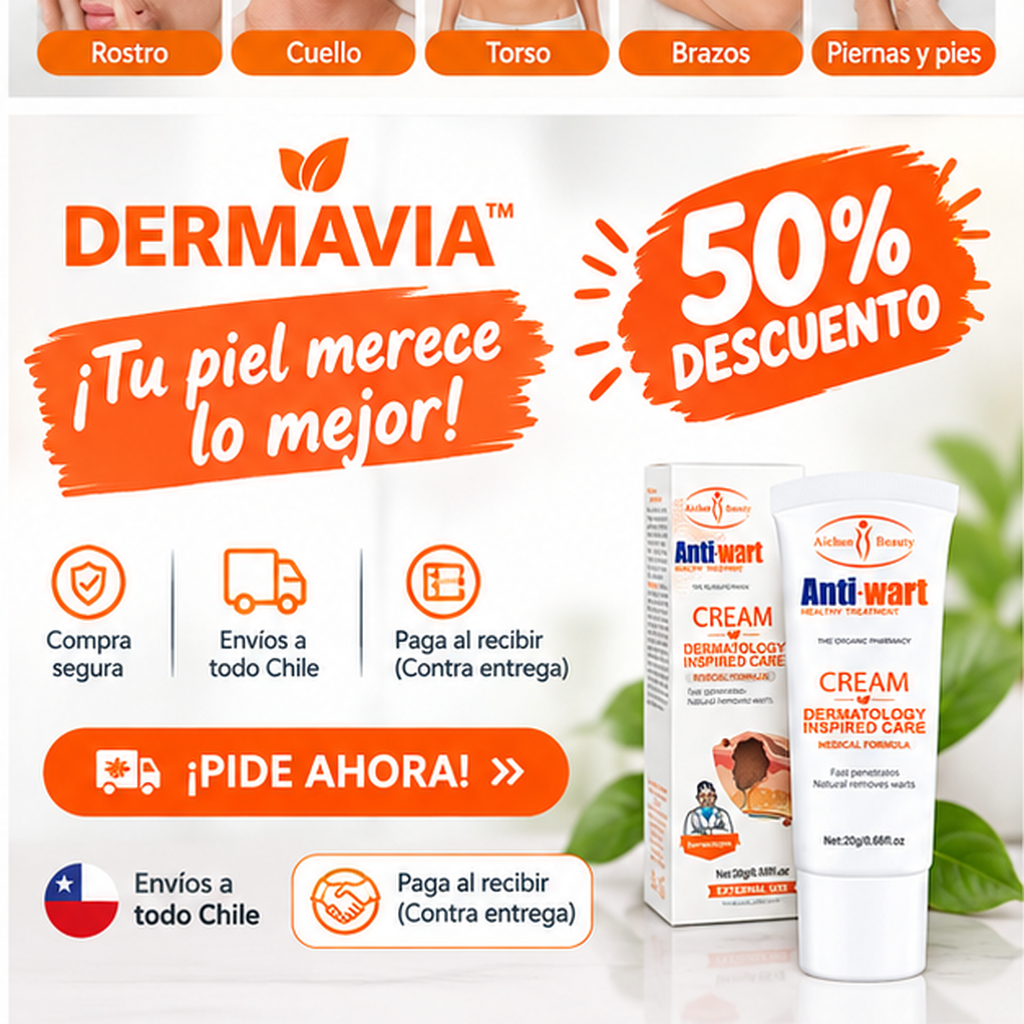 DERMAVIA™ | Remueve y Elimina verrugas lunares con extractos naturales | 2x1 - 50%OFF