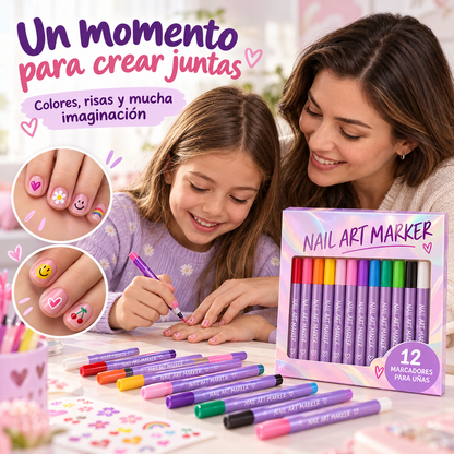 Set 12 Marcadores para Uñas niña