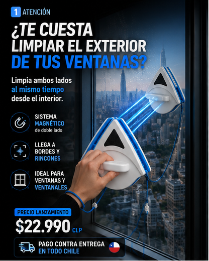LIMPIA VIDRIOS MAGNETICO