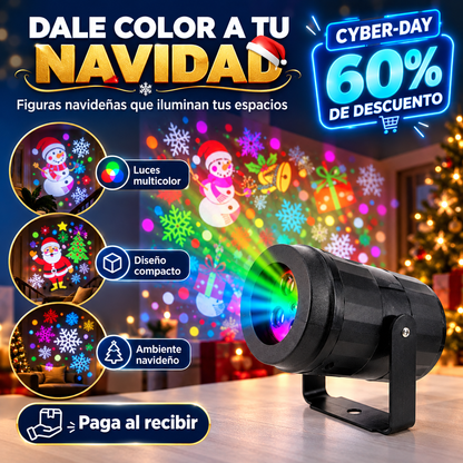 Proyector holograma navidad | 30 modos diferentes - Ilumina tu hogar con magia 60%off